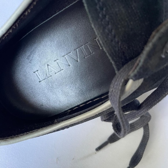 Lanvin suede low-top sneaker - Picture 7 of 7